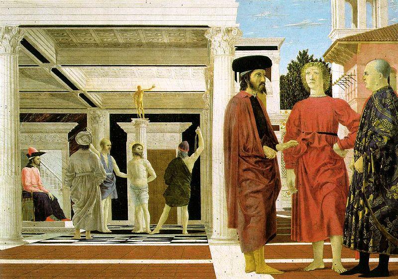 Piero della Francesca Flagellation of Christ Sweden oil painting art